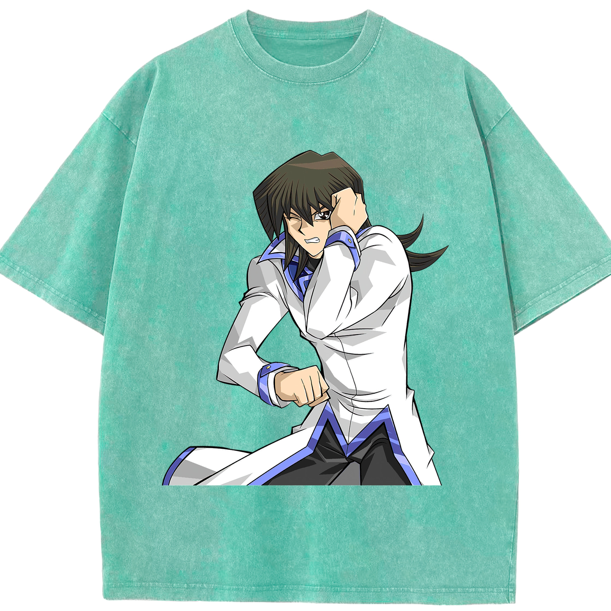 （画像用） 遊☆戯☆王 Yu-Gi-Oh! 綿100% ヴィンテージ風 半袖Tシャツ（フロントプリント）